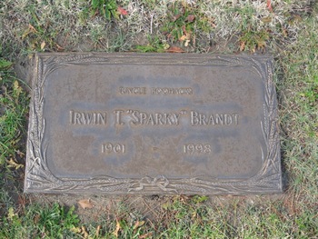 Brandt, Irwin Thedmore ('Sparky') gravesite