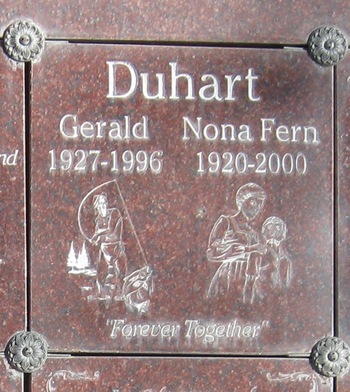 Duhart, Gerald gravesite