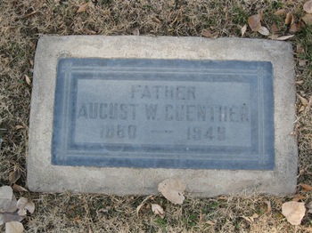 Guenther, August William gravesite