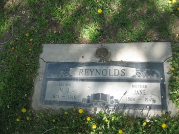Reynolds, Jane gravesite