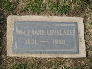 Lovelace,   William Frank gravesite