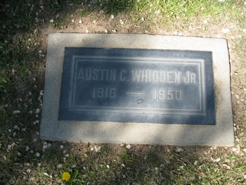 Whidden, Jr Austin Chamberlin gravesite