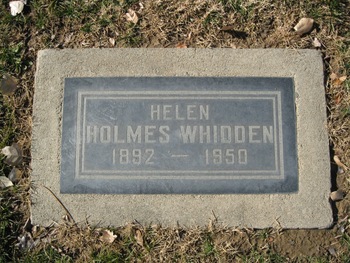 Whidden, Helen gravesite