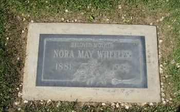 Wheeler, Nora May gravesite