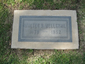 Wellcome, Walter Dyer gravesite