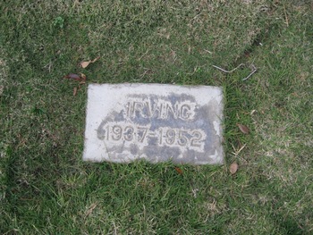 Irving,   Clarice Lucille gravesite