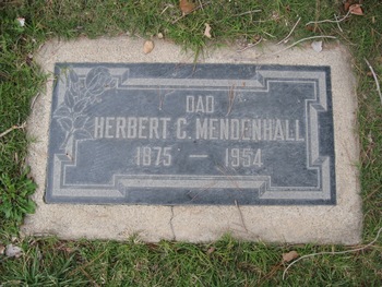 Mendenhall, Herbert C. gravesite
