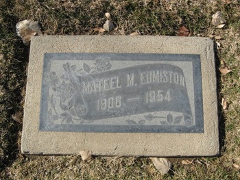 Edmiston, Mateel Maxine gravesite