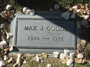 Godde,   Max Joseph gravesite