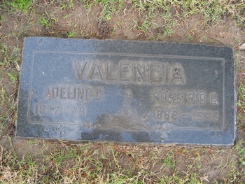 Valencia,   Adeline E. gravesite