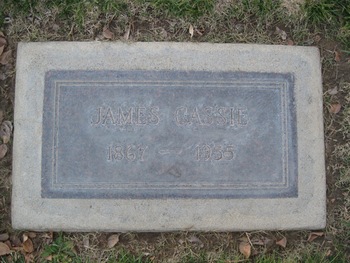 Cassie, James gravesite