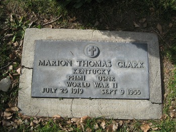 Clark, Marion Thomas gravesite