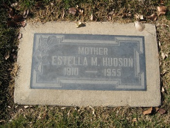 Hudson,   Estella Marie gravesite