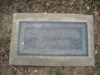 Morris, Sym Oliver gravesite
