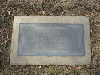 Dart, Anna Helene gravesite