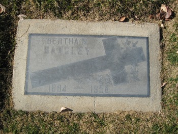 Badgley, Bertha Mary gravesite
