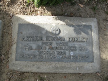 Burley, Arthur Edgar gravesite