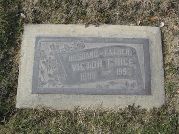 Rice, Victor Thomas gravesite