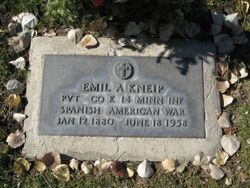 Kneip,   Emil Adolph gravesite