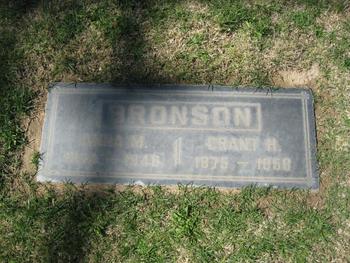 Bronson, Grant Hodgdon gravesite