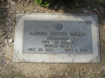 Miller, Alfred Lester gravesite