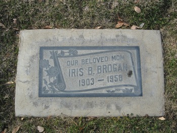 Brogan, Iris Barbara gravesite