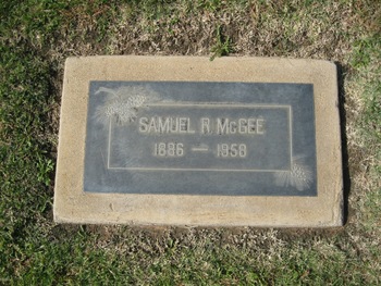 McGee, Samuel Cornelius gravesite