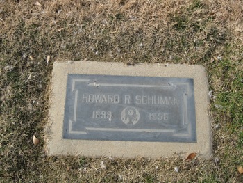 Schuman, Howard Robinson gravesite