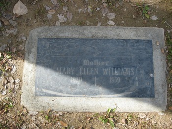 Williams, Mary Ellen gravesite