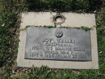 Kelley, Joy gravesite