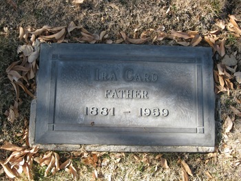 Card, Ira James gravesite