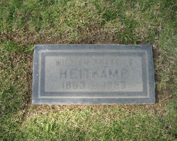 Heitkamp, William Fredrick gravesite