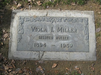 Miller, Viola Ione gravesite