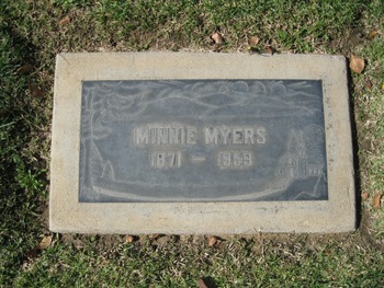 Myers, Minnie gravesite