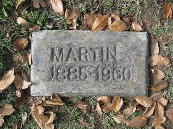 Martin, Edith gravesite