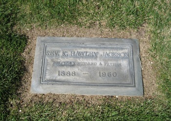 Jackson, Rev Koert Hawley gravesite