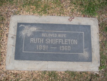Shuffleton, Ruth gravesite