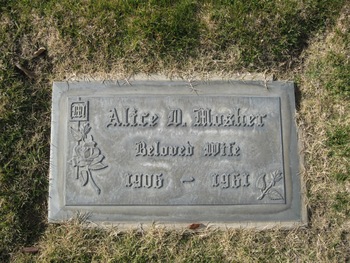 Mosher, Alice D. gravesite