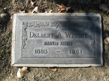 Wright, Delbert Avon ('LRJD-D41') gravesite