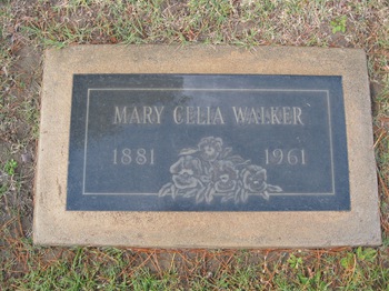 Walker,   Mary Celia gravesite