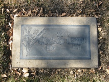 Trammell, Martha Ann gravesite