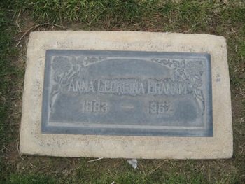 Branam, Anna Georgia gravesite