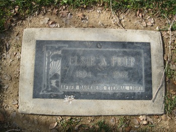 Fulp, Elsie Arline gravesite