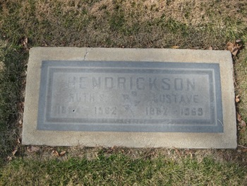 Hendrickson, Ruth Silvey gravesite