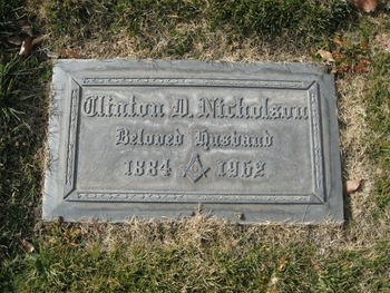 Nicholson, Clinton D. gravesite