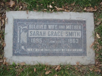 Smith, Sarah Grace gravesite
