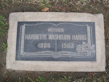 Harris, Harriette M. gravesite