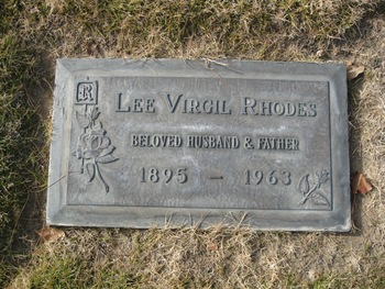 Rhodes, Lee Virgil gravesite