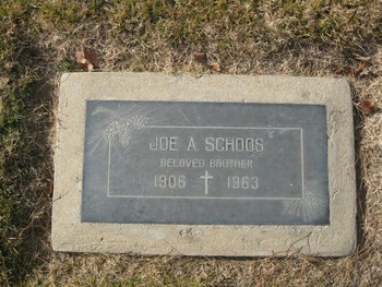 Schoos, Joseph A. gravesite