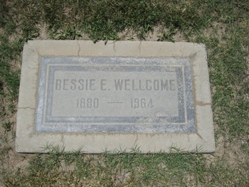 Wellcome, Bessie E. gravesite